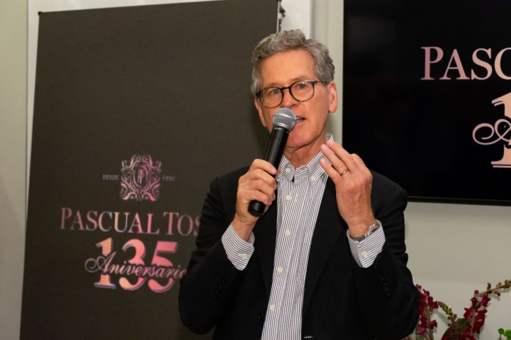 Paul Hobbs, enólogo consultor de Bodegas y Viñedos Pascual Toso en el 135 Aniversario de la bodega.
