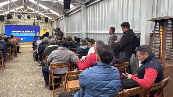 Durante la audiencia pública PSJ Cobre Mendocino recibió el apoyo de ADERPE