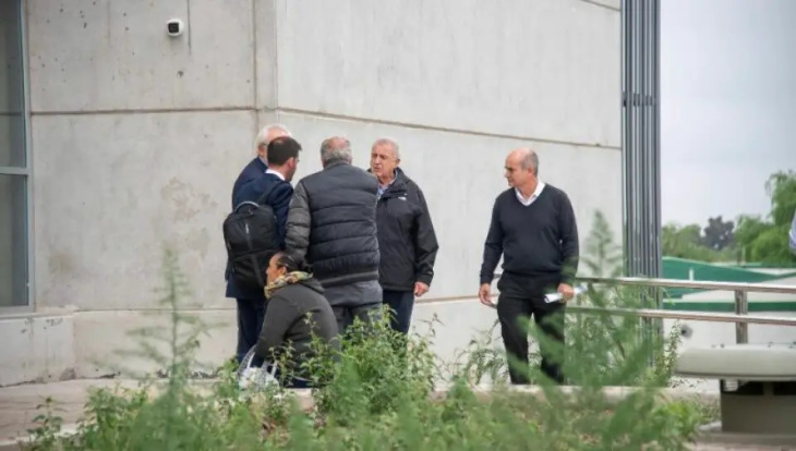 Los Directivos de Fecovita llegan a la Fiscalía para prestar declaración. (Foto de Archivo)