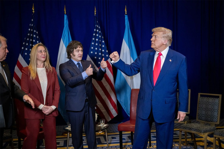 Javier Milei y Donald Trump vuelve a verse las caras hoy en la Casa Blanca