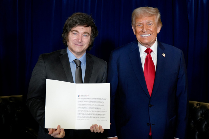 Javier Milei y Donald Trump, una relación que crece.