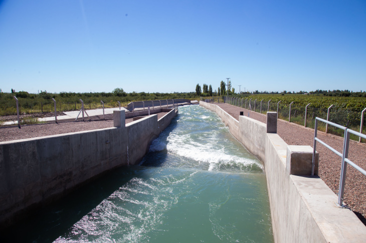 Una de la pequeñas centrales hidroeléctricas que desarrolló Mendoza