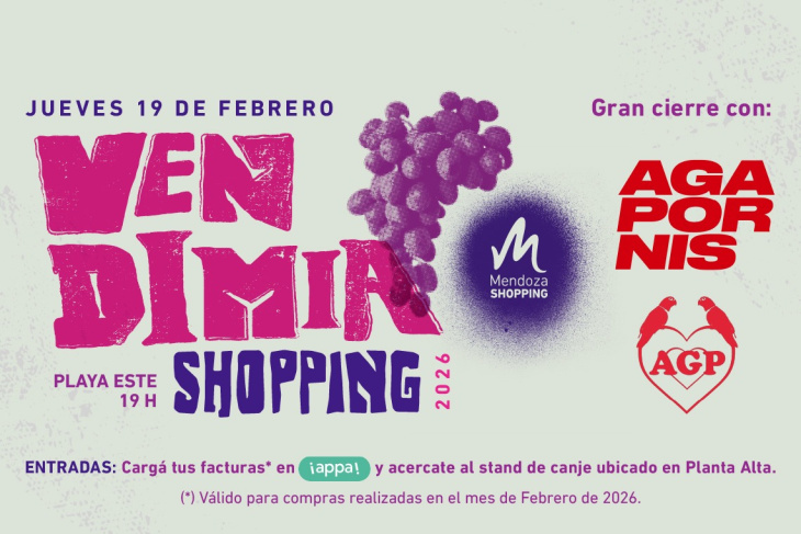 La Pisada de la Uva vuelve a Mendoza Shopping como eje de una celebración con impacto económico.