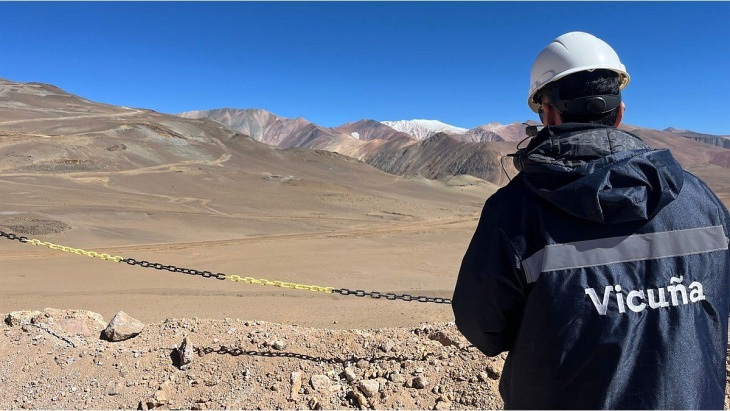 Vicuña presentó su promesa de inversión para ampliar y desarrollar el proyecto a Javier Milei