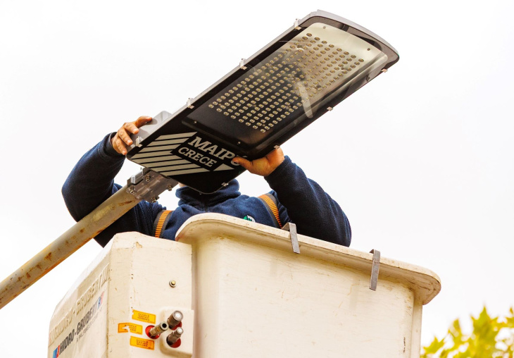 Ya se instalaron cerca de 28.000 luminarias LED en todo el departamento.