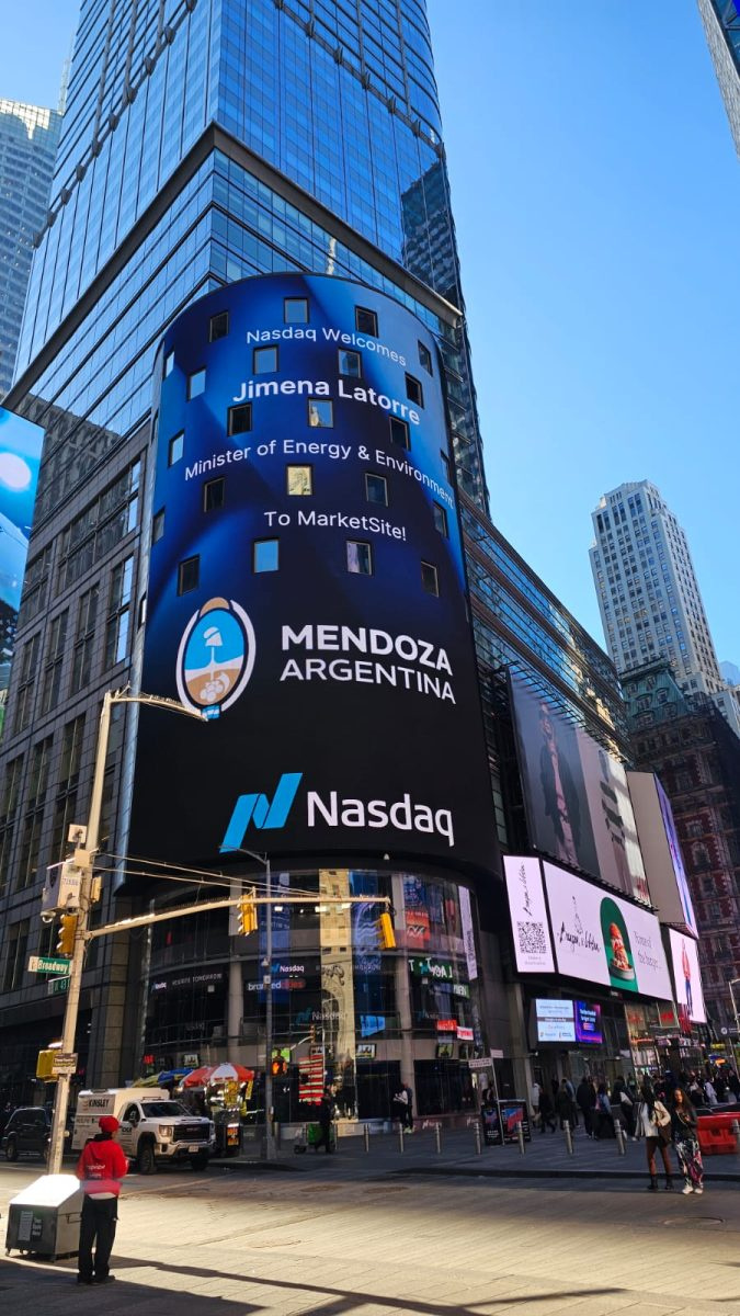 Mendoza presente en Wall Street