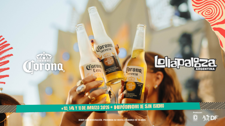 Corona Cero debuta en el festival con su lata de 473 ml sin alcohol.
