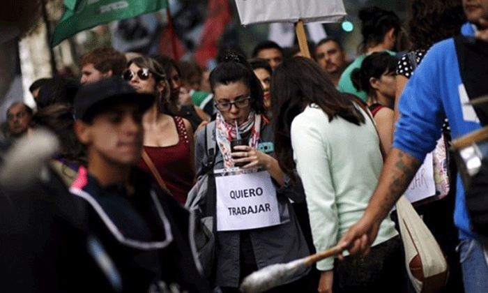 La desocupación estalla entre los jóvenes