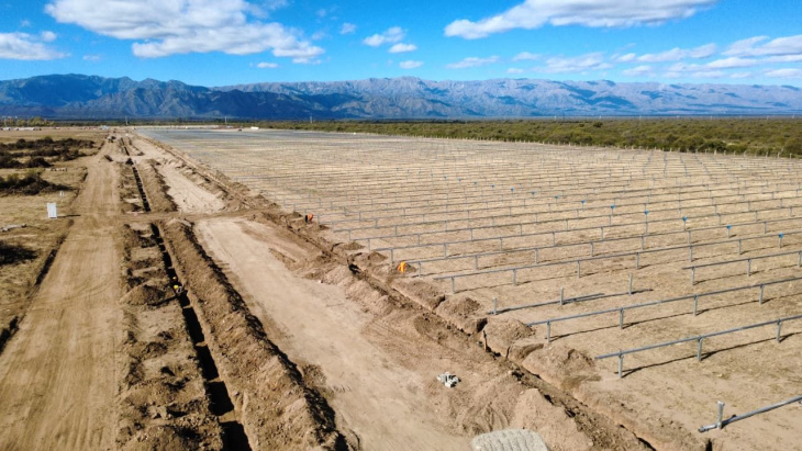 Avanzan las obras del Parque Solar Calicanto