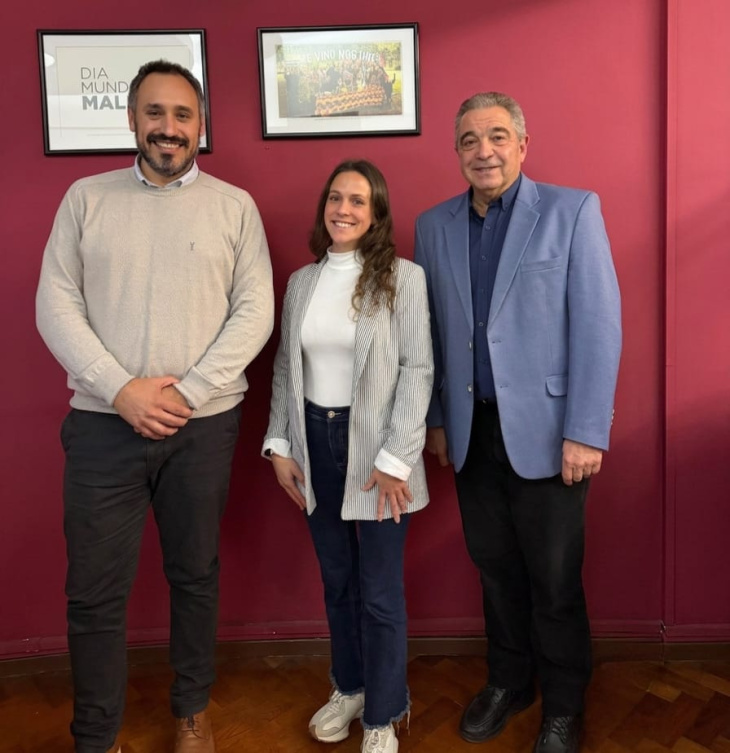 Juan Manuel Palomo, Brunela Suriano y José Bartolucci