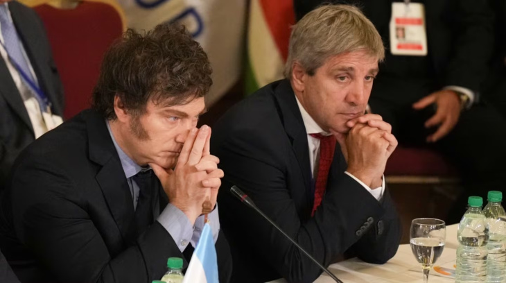 Javier Milei y Luis Caputo. Los mercados parecen esquivos a responder a sus polÃticas