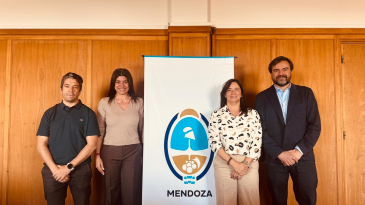 Los directivos de ADERPE presentaron el Masterplan a las autoriades del Gobierno de Mendoza