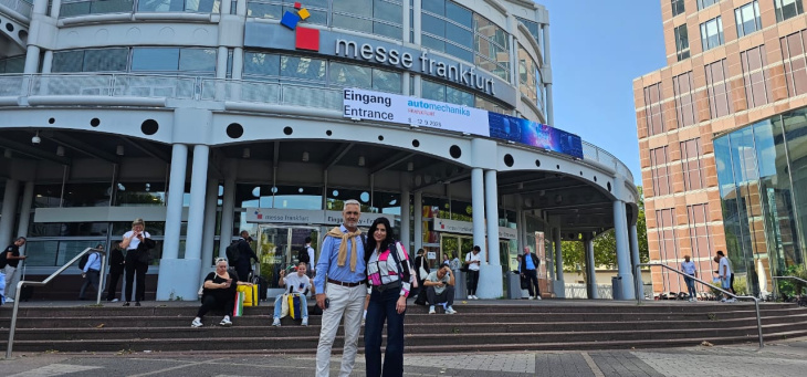 Daniela Capotosti y Ricardo Palma encabezaron la delegación de la empresa en Alemania.