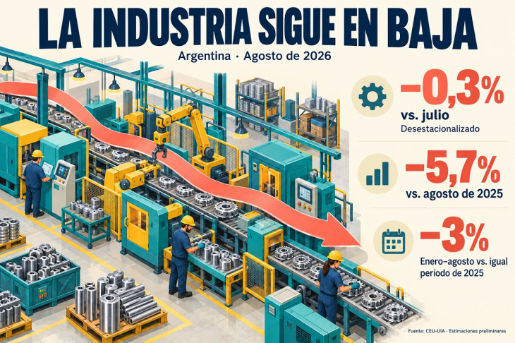 Los datos de la caída industrial son reveladores