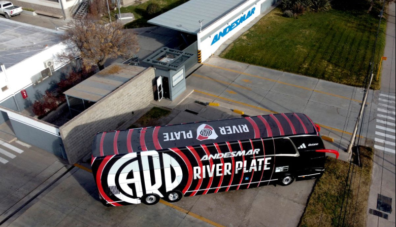 Andesmar será el transporte oficial de River Plate y lanza paquetes exclusivos para hinchas