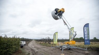 Protección contra heladas: Agrocosecha presenta máquinas para salvaguardar cultivos en Mendoza