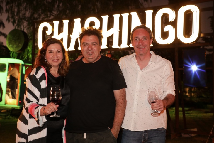 Maria Sance, Alejandro Vigil y Fernando Gabrielli, los creadores de Chachingo Wine Fair.