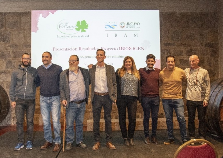 El equipo de trabajo que logro el avance científico para la vitivinicultura