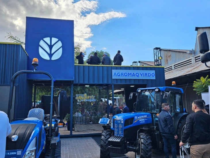 La maquinaria de Mew Holland , una de las destacadas en la Sitevinitech 2024