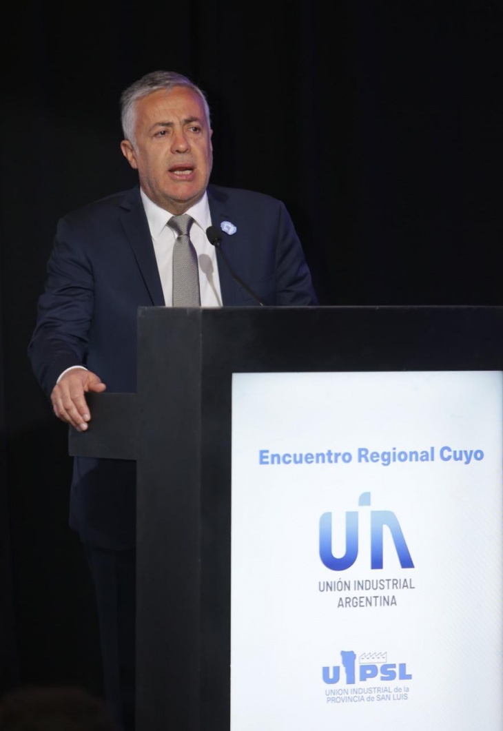 Alfredo Cornejo, durante la apertura del encuentro