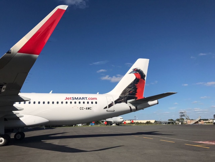 El decimo avión de JetSMART