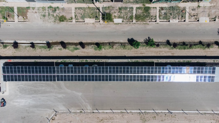 Solhé desarrolló el carpot solar más gran de Mendoza