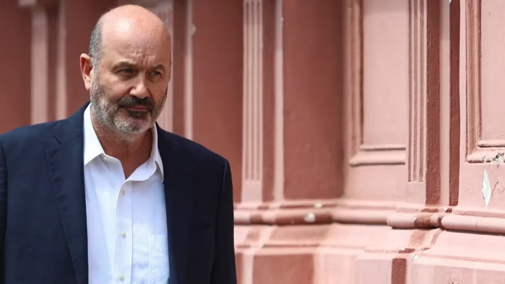 Federico Sturzenegger saliendo de la Casa Rosada. Allí estará el despacho de su nuevo ministerio