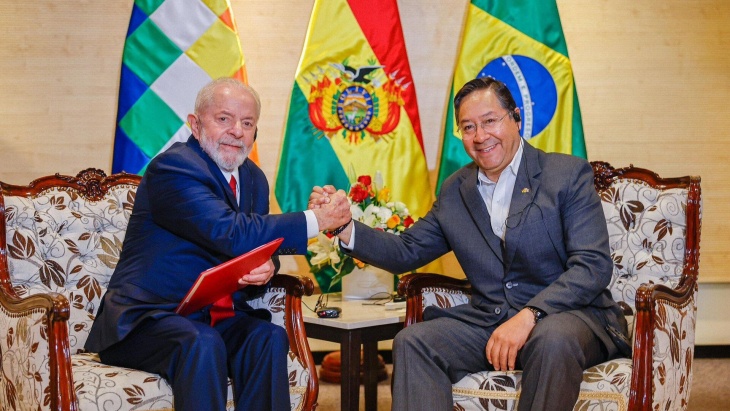 Lula y Luis Arce. Brasil avanza en acuerdos con Bolivia y toda la región.