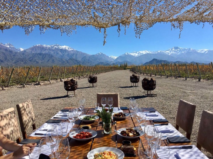 Paisaje, la mejor gastronomía y la experiencia de vendimia en el Valle de Uco