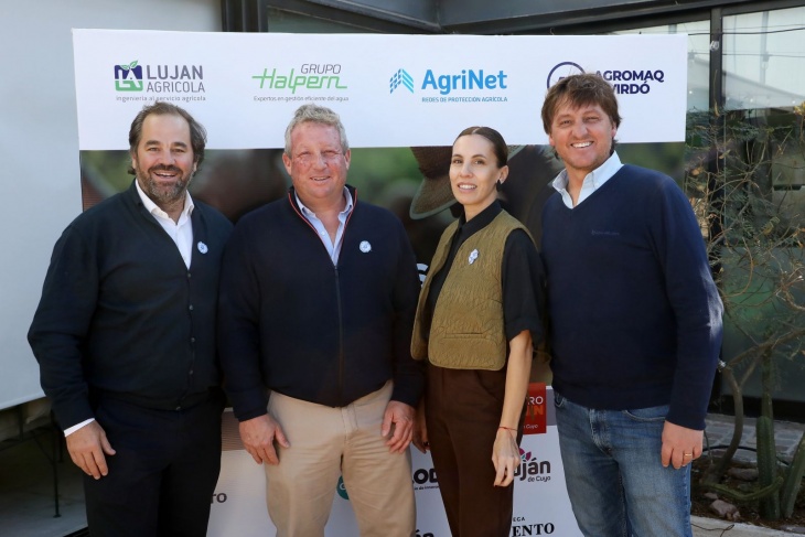 Daniel Merlo, Sebastián Halper, Agustina Debernardi y Martín Sánchez,