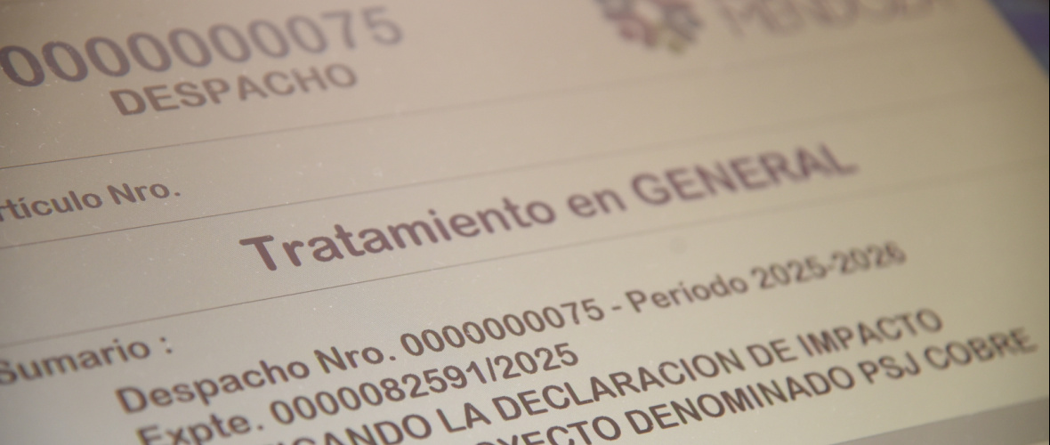 El Senado hizo realidad el PSJ Cobre Mendocino y comienza una nueva era en Mendoza