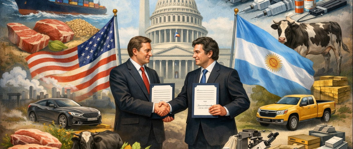Argentina y Estados Unidos sellan un acuerdo comercial con fuertes concesiones regulatorias
