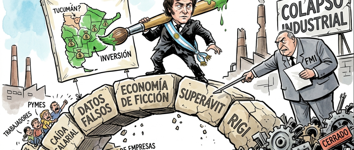 Radiografía de una economía de ficción: entre datos apócrifos, advertencias del FMI y el colapso industrial