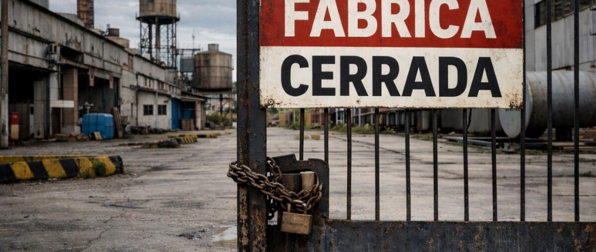 Día de la industria con 97.312 empleos y  4.020 fábricas menos desde fines de 2023