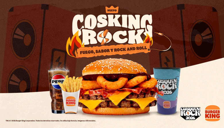 Burger King refuerza su estrategia de marca y será sponsor oficial del Cosquín Rock 2026
