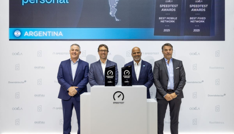 Personal ganó el premio de Ookla a la mejor red fija y móvil de Argentina en 2025
