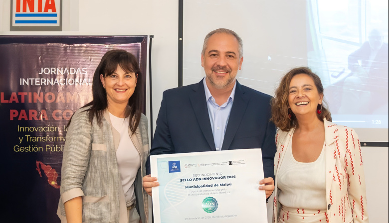 Maipú fue distinguido con el Sello ADN Innovador por su portal de transparencia y políticas públicas abiertas