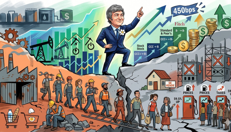 Economía en K: mejora financiera y crisis real detrás del modelo de Javier Milei