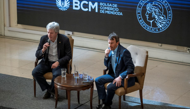 Bausili defendió en Mendoza el programa económico y la acumulación de reservas del Central