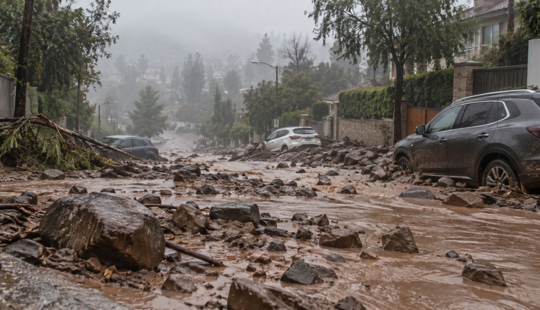 Las Condes: un aluvión devastador sobre una quebrada cuyo riesgo ya era conocido