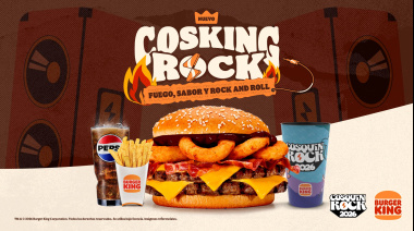 Burger King refuerza su estrategia de marca y será sponsor oficial del Cosquín Rock 2026