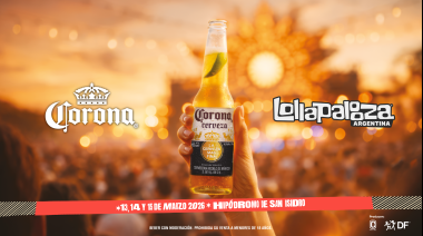 Lollapalooza 2026: Corona apuesta al “sunset” más grande del país y lanza su cerveza sin alcohol