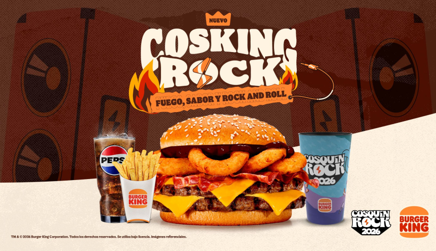 Burger King refuerza su estrategia de marca y será sponsor oficial del Cosquín Rock 2026