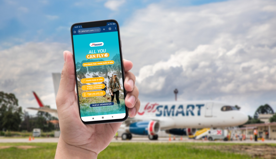 JetSMART lanza membresía anual para volar ilimitado por Sudamérica