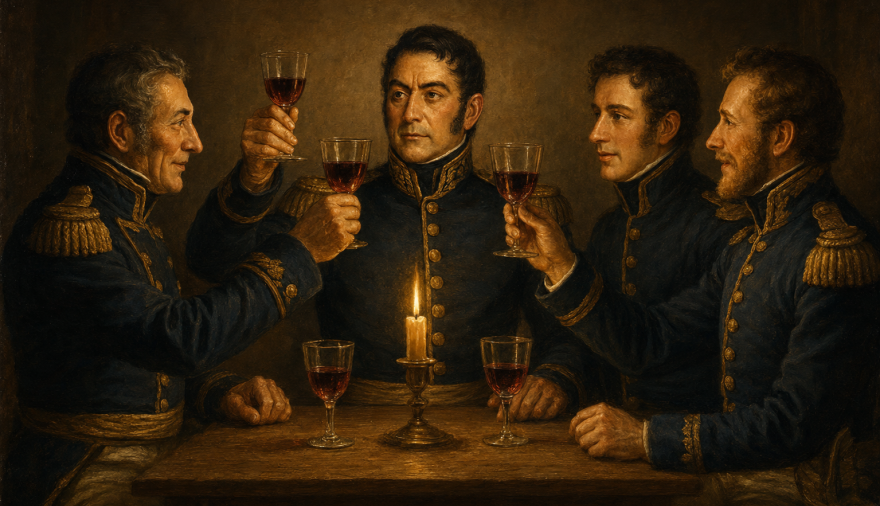 El general que hizo historia con el vino rosado