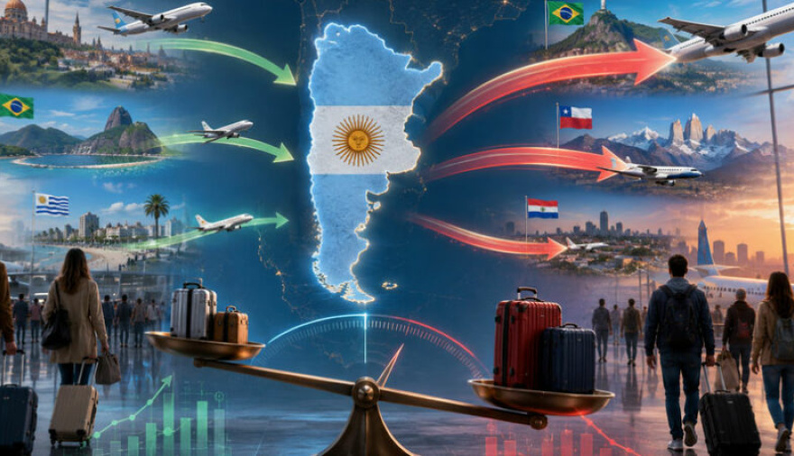 El turismo recibe más visitantes, pero el déficit en dólares persiste