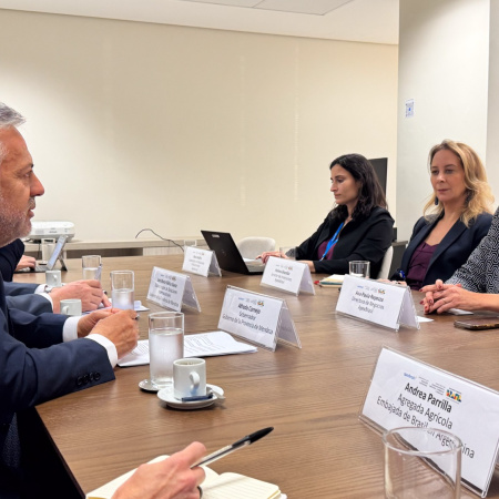 Cornejo presentó en Brasil el proyecto Potasio Río Colorado y busca inversiones para desarrollar un polo logístico-industrial