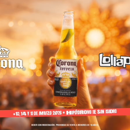 Lollapalooza 2026: Corona apuesta al “sunset” más grande del país y lanza su cerveza sin alcohol
