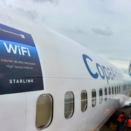 Copa Airlines incorpora Starlink y ofrece WiFi de alta velocidad en sus vuelos