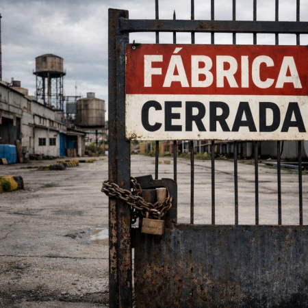 Día de la industria con 97.312 empleos y  4.020 fábricas menos desde fines de 2023